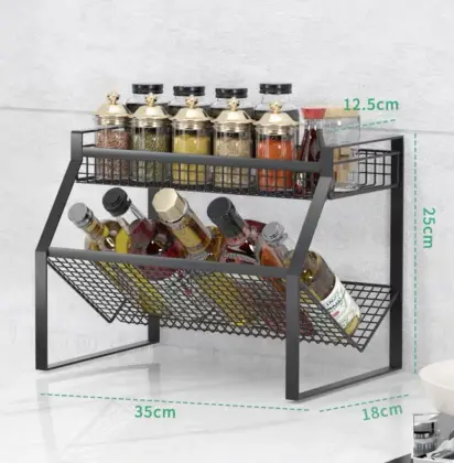 3 Layers Sauce Holder Kitchen Storage Rack