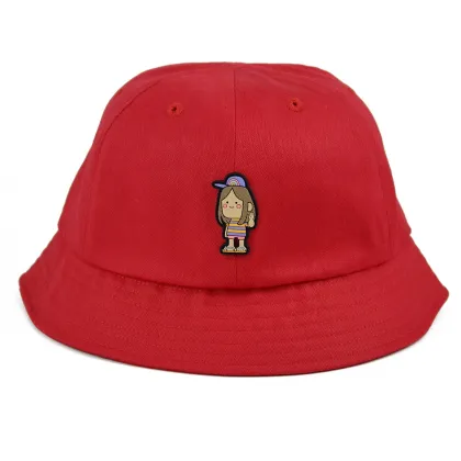 Custom Summer Hats 2021: Trendy Name Brand Pink Bucket Hat with Logo