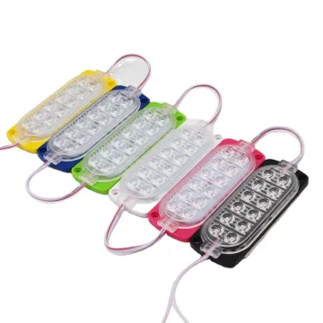 IP65 Waterproof RGB LED Pixel Module for Outdoor Flashing Signage - 1.5W, 24V/12V, SMD 2835, Korean Technology