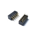 2,0 mm Doppelreihe Frauen 180 Grad Pin -Stecker