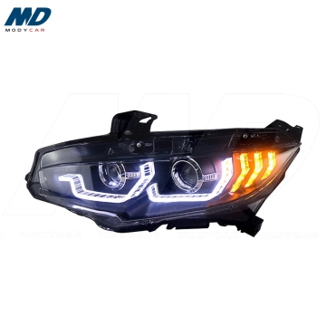 2016-2019 Honda Civic X Headlights