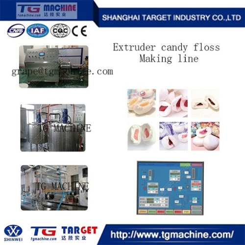 2015 China hot sale full automatic candy floss making equipment