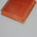 Pino de cobre quadrado com aleta do dissipador de calor do radiador do resfriador de cobre