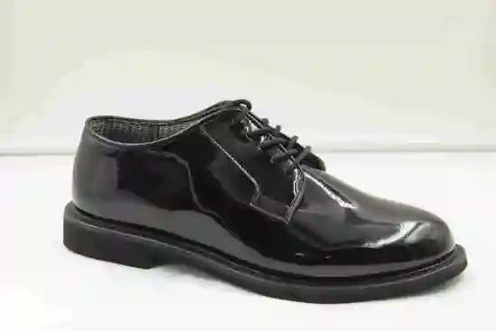 Glazed leather military Officer dress fashion business shoes