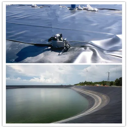 fish pond used HDPE geomembrane liner 0.5mm