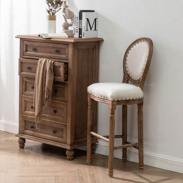 Commercial-Grade Wood Bar Chair