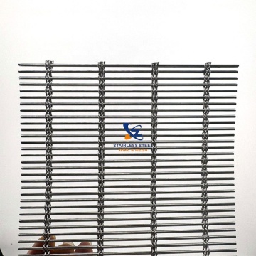 Stainless Steel Copper Woven Architectural Mesh for Facade Cladding