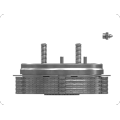 Differential service brake for 834 bulldozer 161‑9275 / 1619275