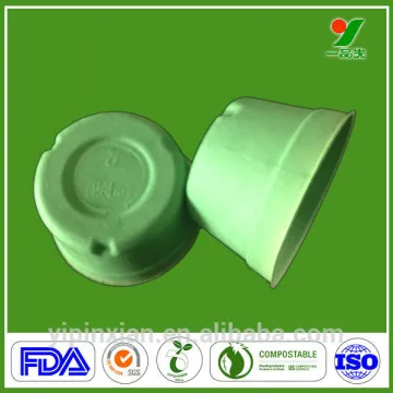 Compostable eco-friendly paper pulp flower pot