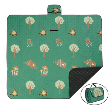 Fast delivery picnic mat waterproof waffle outdoor washable blanket mat