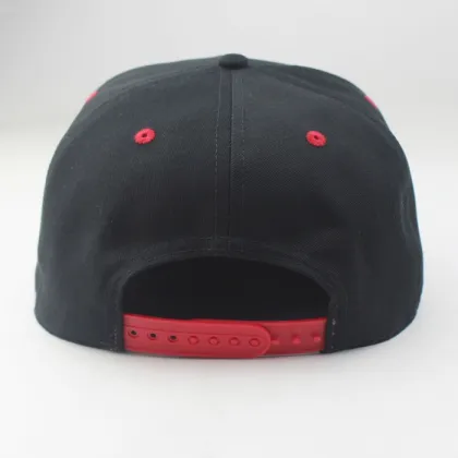 black 3d embroidery american flag snapback cap