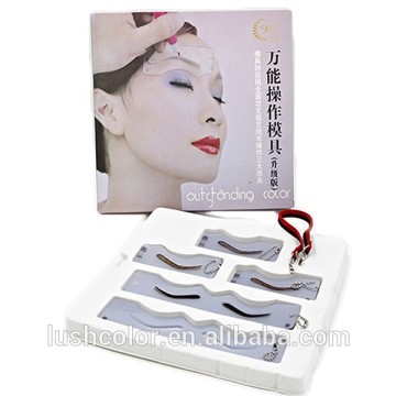 Permanent Makeup Eyebrow Stencil Kits Multi-functional Delicate 60 Types Eyebrow Shaping Bands