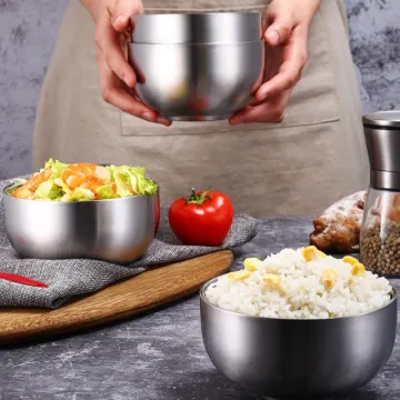 Korean High Quality Double Anti-scalding Insulated Bowl