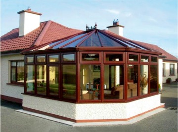 European style winter garden for homely garden