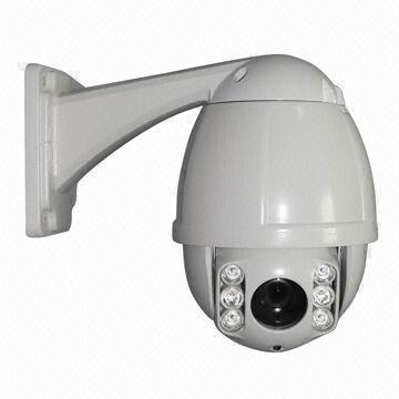 700TVL High-speed IR Outdoor PTZ Dome Camera with 10x Zoom and IR Distance of 50m