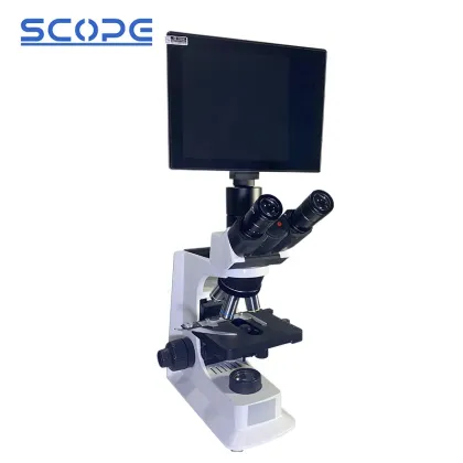 SMART-3TR 40X~100X Infinity Trinocular Biological Microscope by Chongqing Scope Microscope Factory