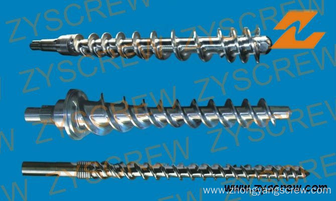 Screw and Barrel for Rubber Extruder Machine