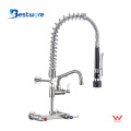 Wall-mounted Commercial Pre-rinse Kitchen Taps