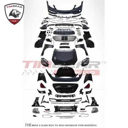 May-Bach Style Body Kits for Mercedes-Benz S-Class W221 to W222 S450/S63/S65
