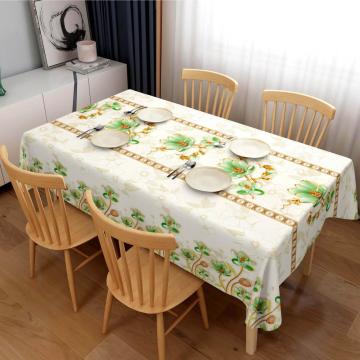 Flower printing transfer PU tablecloth