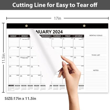 2023 Large Monthly Desk Pad Calendar: A Comprehensive Organizer and Planner for Your Desktop