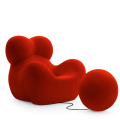 Modern Lounge Chaid Set Hug Armchair com bola