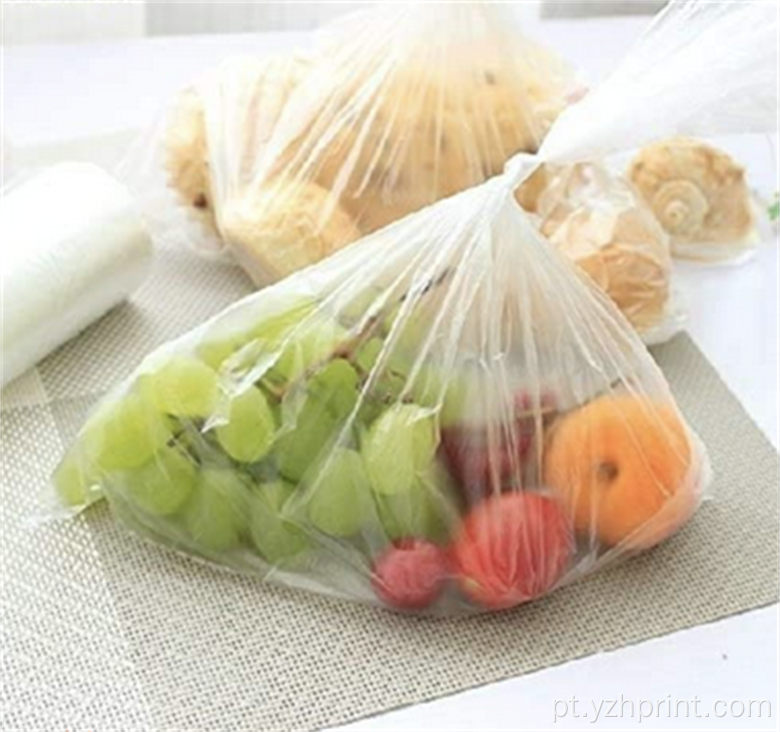 bolsa de polietileno personalizada para embalagem de alimentos
