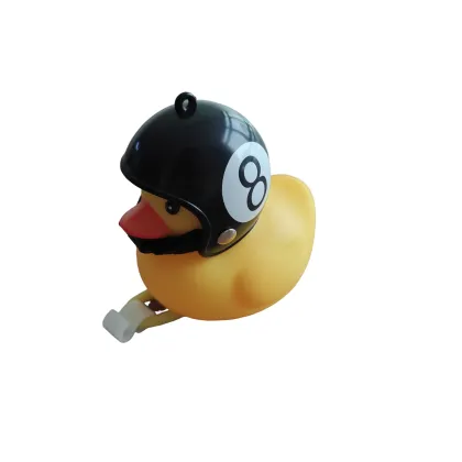 Yellow Duck Bell and Cycling Light for Kids' Bicycles