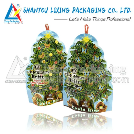 Christmas trees shaped bag