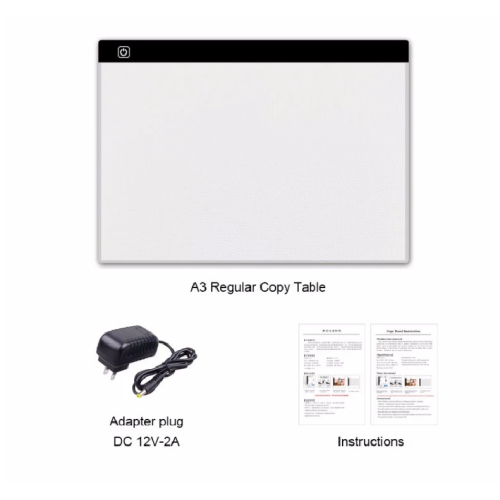 Tablette graphique de la carte de dessin Suron A3 LED