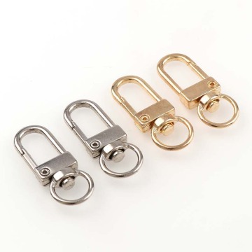 Mini Swivel Trigger Lobster Clasp Snap Hook for Bag - Metal Key Chain Holder