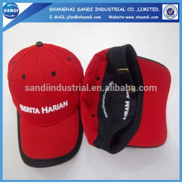 customized cotton mesh cap with 3d embroidery