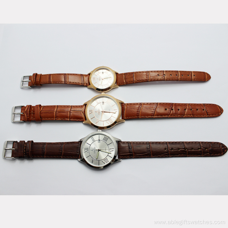 Women Leather Quartz Watch