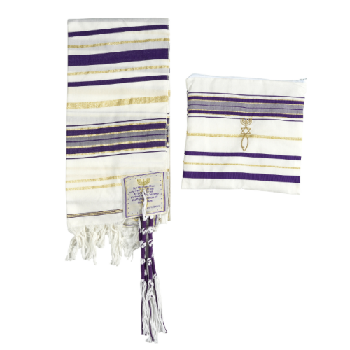 Croyant juif tallit