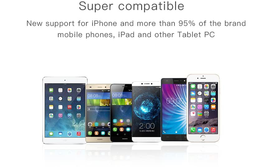 Multi-port charger adapter is highly compatible Multi-port charger adapter is highly compatible