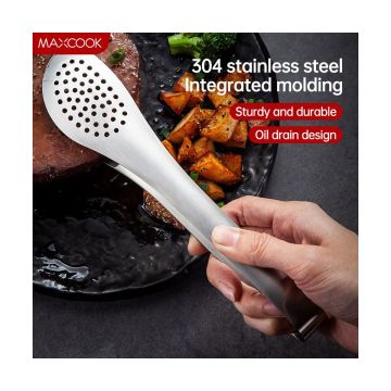MaxCook BBQ उपकरण 304 स्टेनलेस स्टील घरेलू जीभ