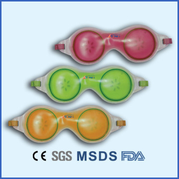 colorful hot and cold gel eye mask