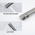 304 Stainless-Steel 2 Handles Household Kitchen Sink Faucet