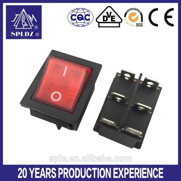 6 pin 15A/250V DPDT KCD4 rocker switch KCD4-201N