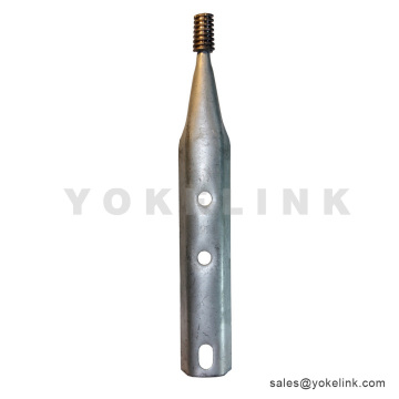 Pin Pole Galvanized Hot untuk Pengedaran Kuasa
