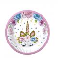 Party paper plate unicorn 2