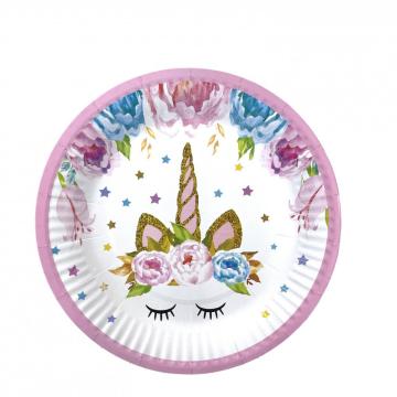 Party Paper Plate Unicorn 2