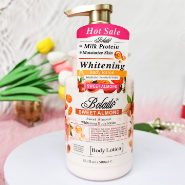 Natural Almond & Vitamin C Whitening Body Milk with Shea Butter Whipped Cream