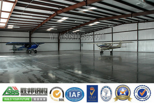 Prefab Steel Frame Aircraft Hangar