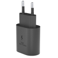 Plugue portátil 25W 1-porta Tipo-C carregador para Samsung