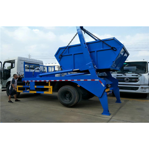 Dongfeng CUMMINS 170hp camion à ordures de chargeur de saut