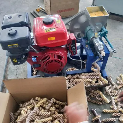 Commercial Small Soybeans Oats Food Snack Continuous Extruder Machine