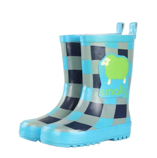 Waterproof Printed Rain Boots for Kids - Anti-Slipping Mid Calf Garden Shoes