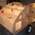 Off Road Auto Caravana Teardrop Camper Trailer