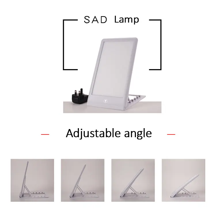 โคมไฟการบำบัดเศร้าแบบสี่เหลี่ยมผืนผ้า Rectangle SAD Therapy Lamp